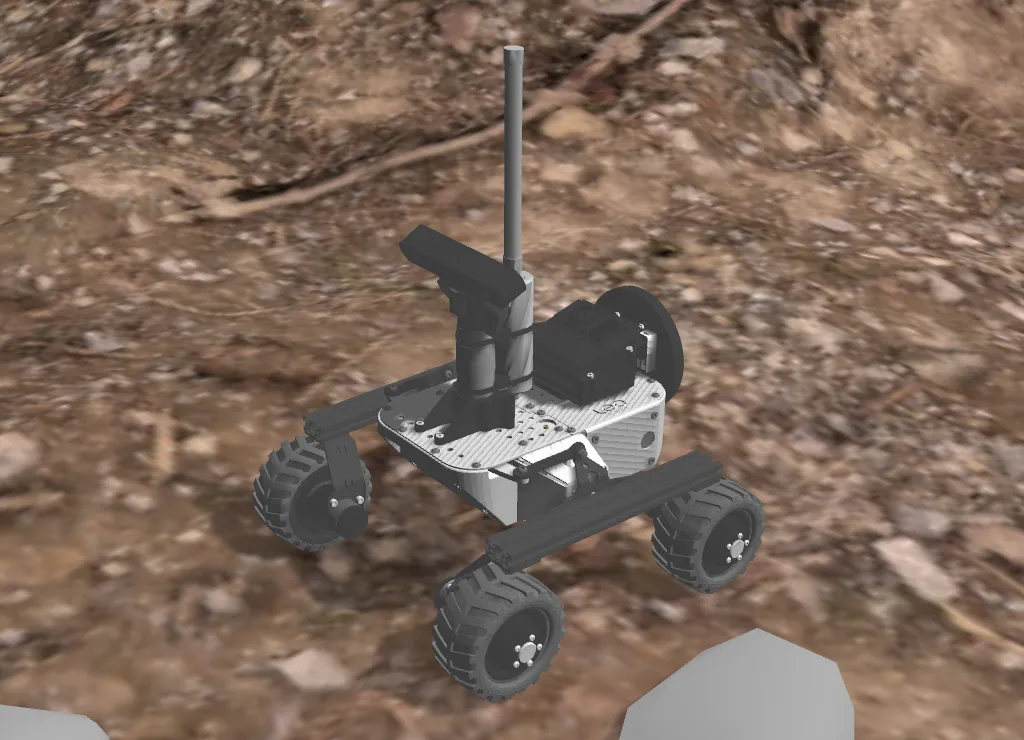 Leo Rover model in Gazebo