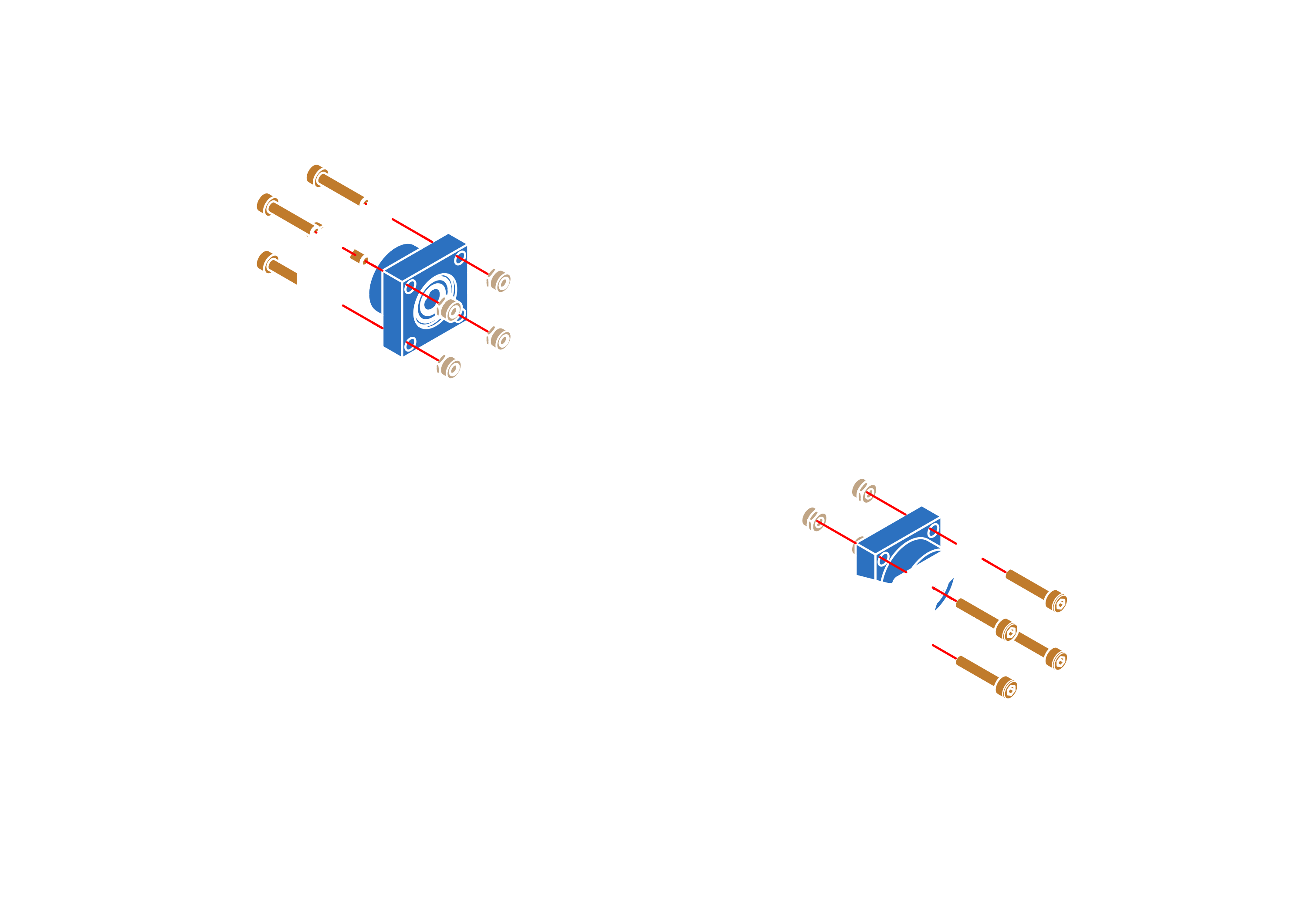 Assembly bearing support