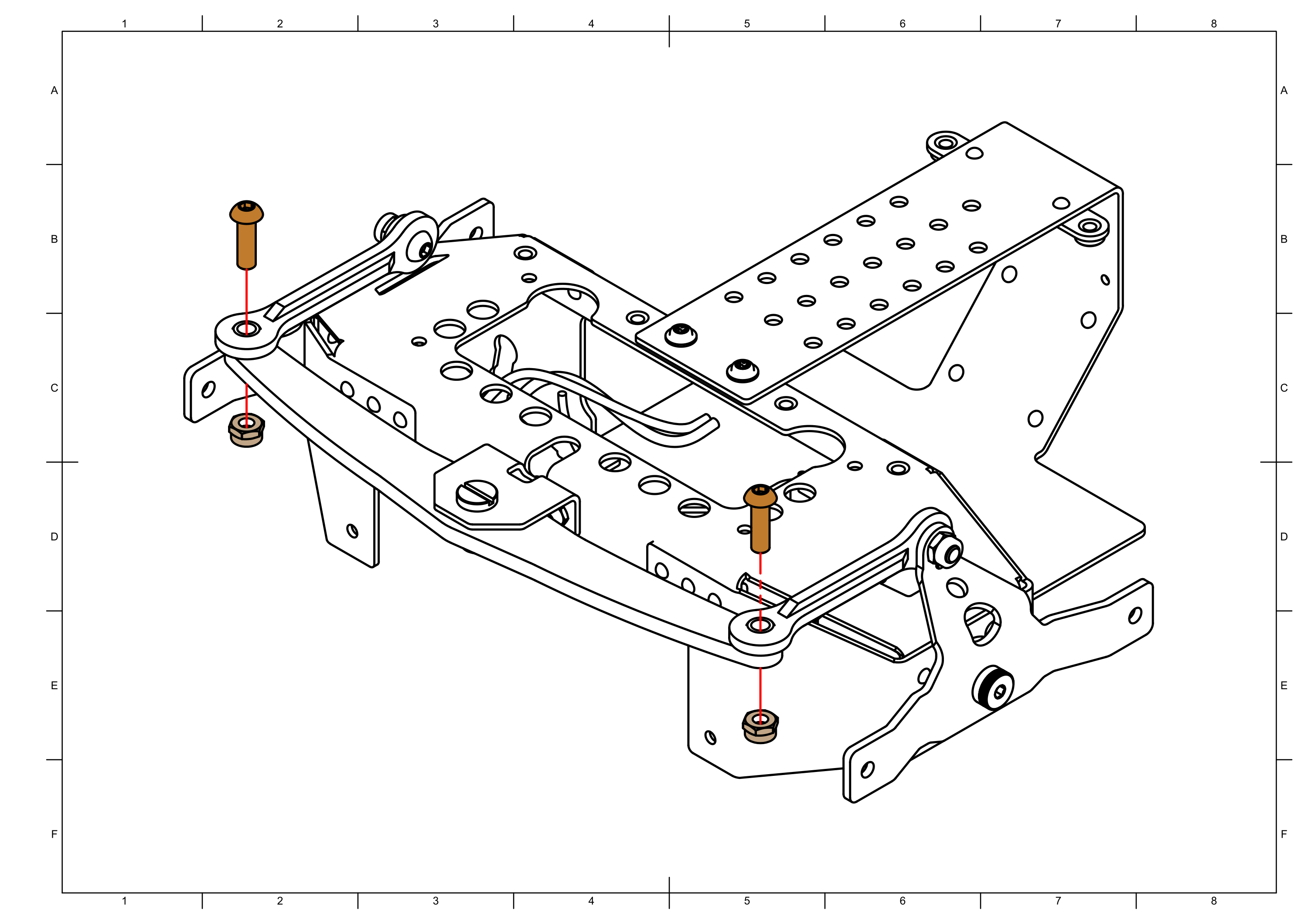 Differential beam assembly