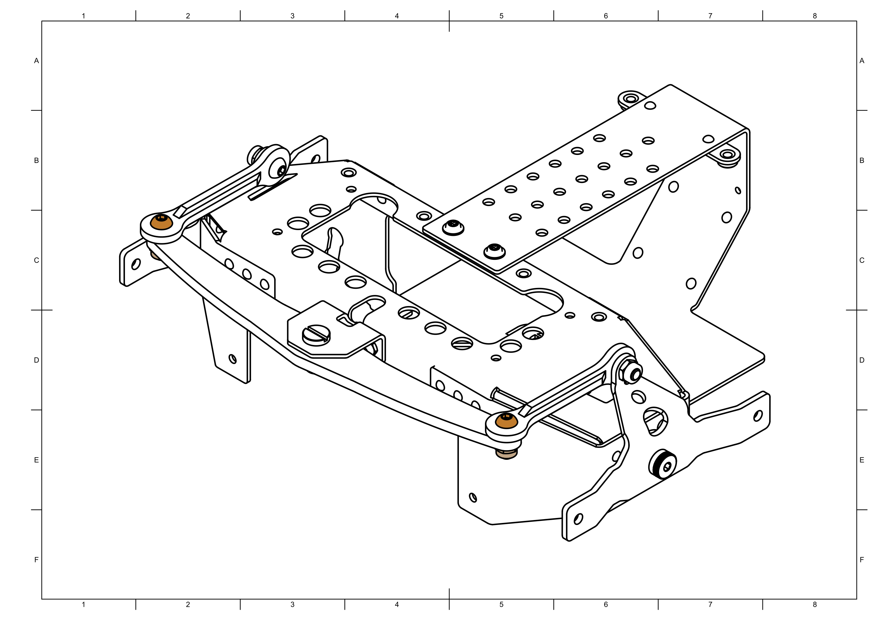 Differential beam assembled