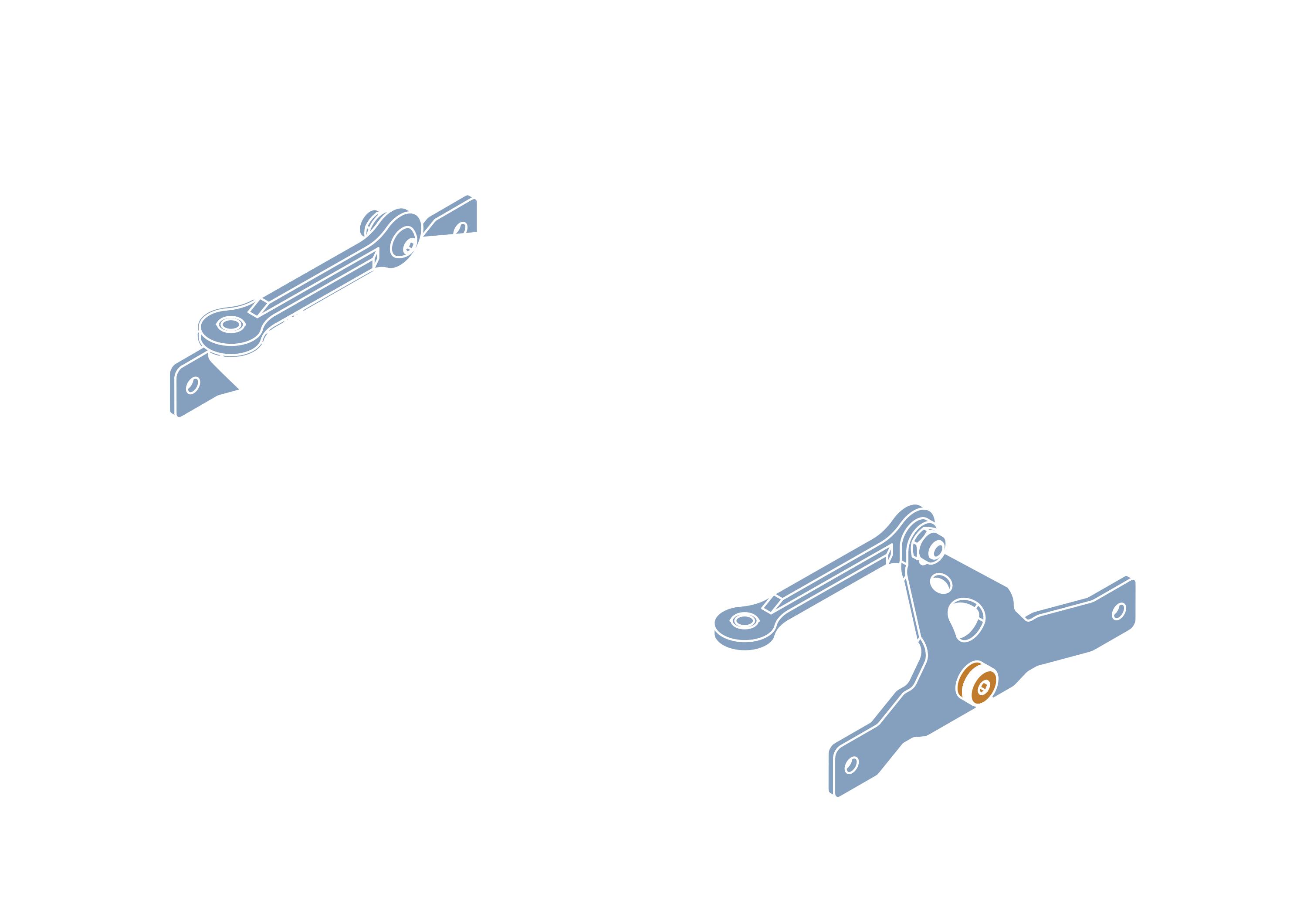 Suspension mount assembled