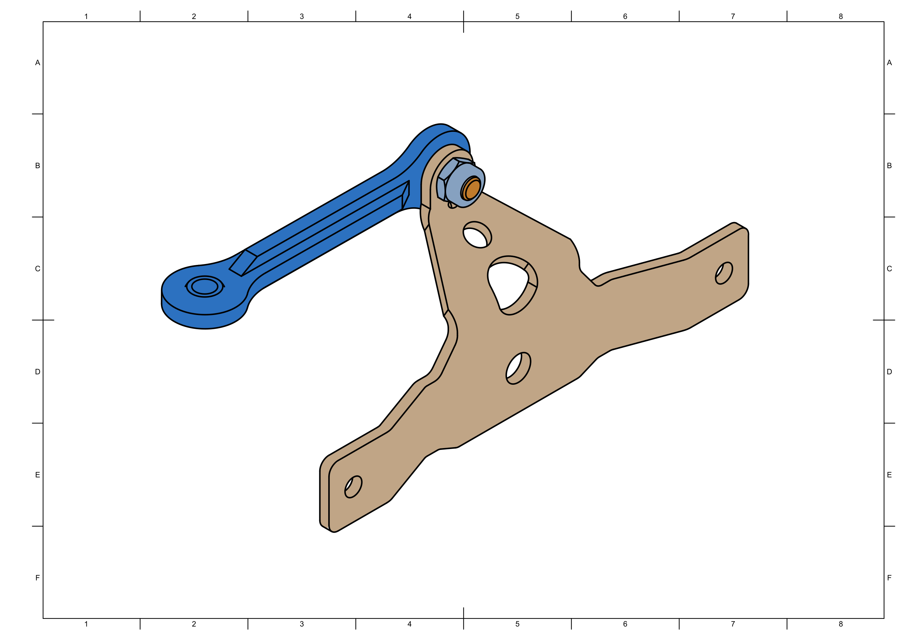 Assembled suspension mount