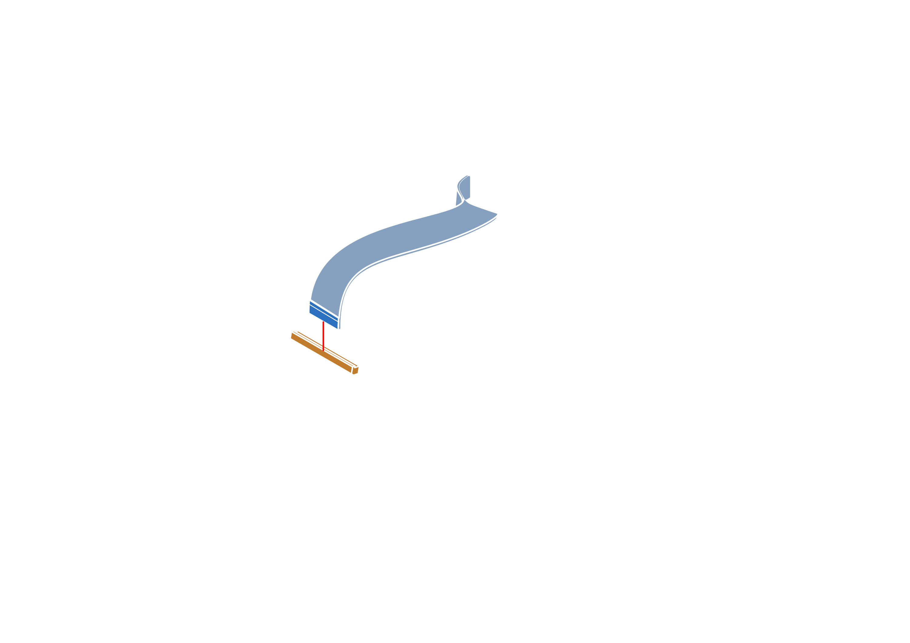 Attaching the camera ribbon