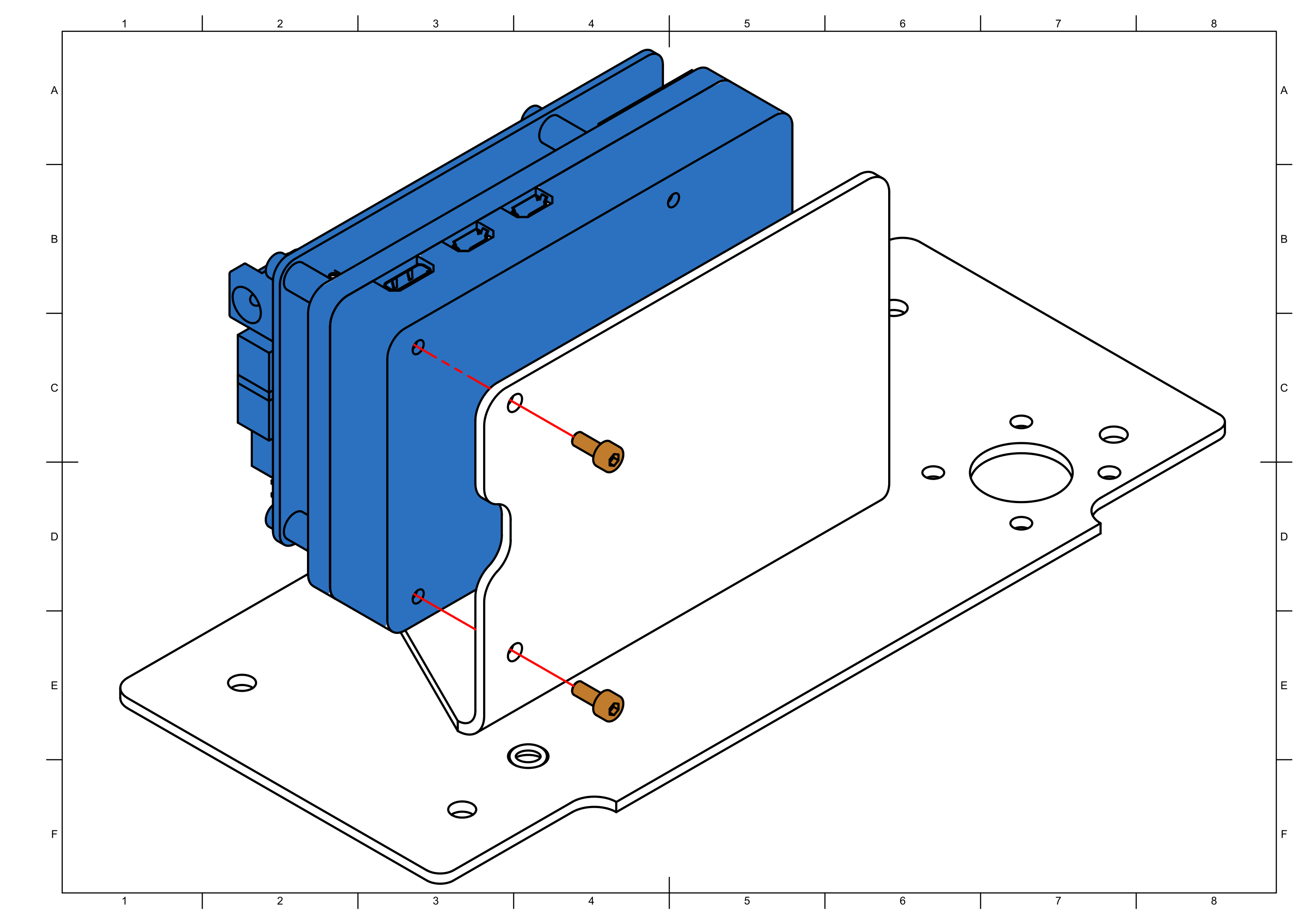 Attaching Rpi to metal plate