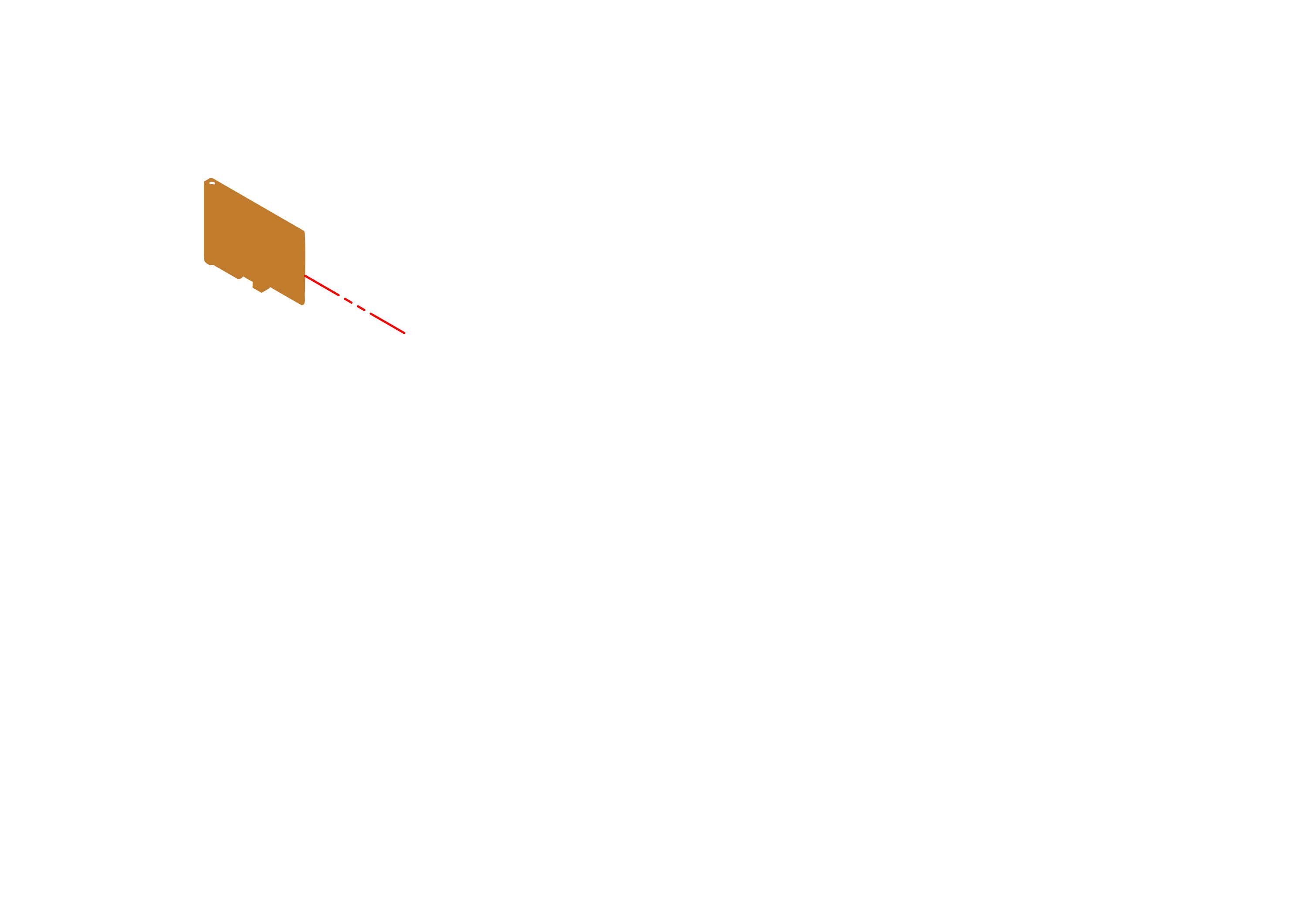 Sliding SD card into the RPi