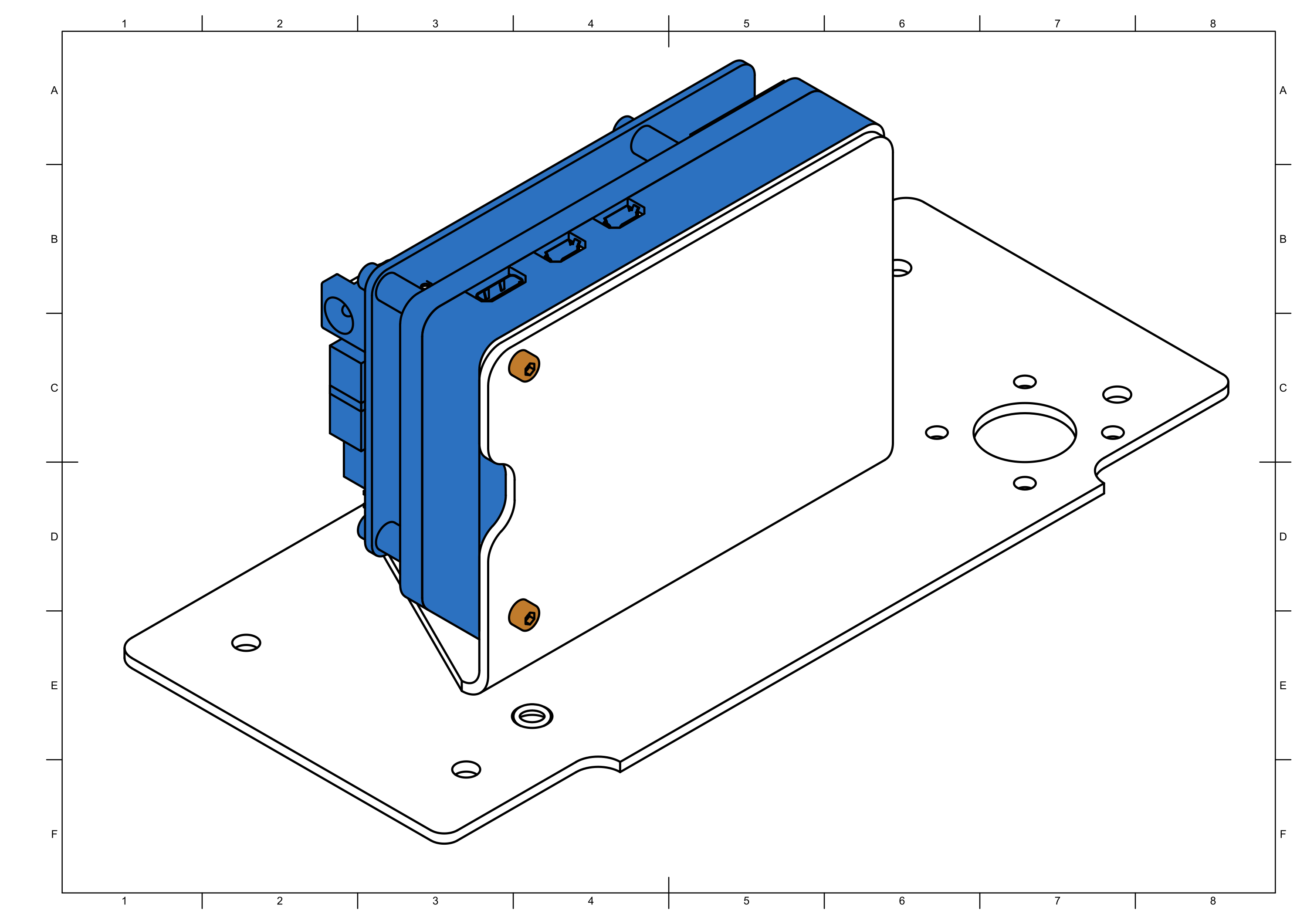Attached Rpi to metal plate